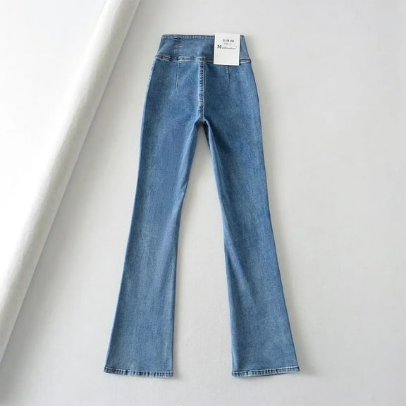 Aayomet Flare Jeans For Women Women's Western Mid Rise Stretch Boot Cut Jean,B M
