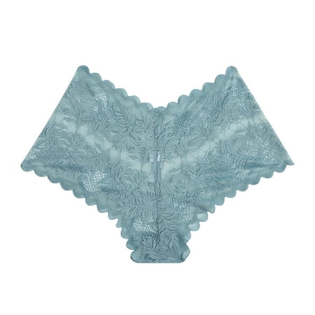 Bigersell Women s Thermal Underwear Clearance Silk Panties Women Boy Shorts Panty Style P-765 Cotton Boyshort Panties Cotton Thong Briefs Mid Waist Women s Bikini Panties Light Blue 4Xl