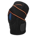thumbnail image 2 of Knee Pads, Shock Absorption Polyester Knee Brace Adjustable Elastic Compression Fabric Breathable  For Women For Meniscus Orange, 2 of 8