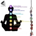 thumbnail image 5 of PULLIMORE 7 Chakra Natural Crystals Gemstone Reiki Tassel Hanging Stones Ornaments Car Wall Window Home Decor, 5 of 8