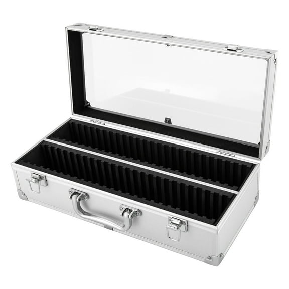 Aluminum Storage & Display Box Case Holds 50 PCGS NGC ANACS Coin Holders Slabs