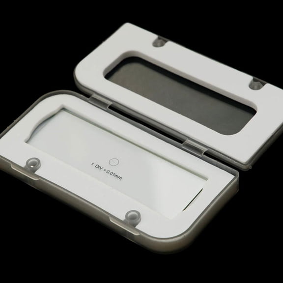 0.01mm Microscope Calibration Slide Stage Micrometer High Precision Eyepiece Calibration Ruler Slides Ocular Reticle