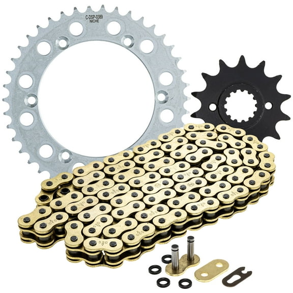 Niche Sprocket Chain Set for Kawasaki KLX250 14/42 Tooth 520 X-Ring Front Rear MK1013237