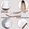 thumbnail image 4 of CHICVOMEY Women's Slip-On Flats Breathable leather Loafers for Women Comfortable Walking Shoes with Non-Slip Sole Lightweight Casual Shoes for Spring Summer Work Travel, 4 of 6