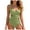 Green, variant on JUMESGU Shapewear Swimsuits for Women Women Tummy Control One Piece Swimsuit Slimming Cut Out Bathing Suit(White,M)