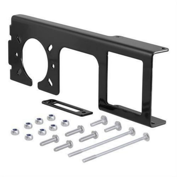 Curt Manufacturing Cur58000 4Wayor5Way And 6-Way or 7-Way Easy Mount Combo Bracket for 2" Receiver Hitch
