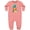 Mauve, variant on Inktastic First Birthday Boy Lion 1 Year Old Baby Fleece Romper