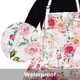 thumbnail image 5 of Claswcalor Delantal de flores rosas con bolsillos Delantal floral para cocinar Delantal de cocina de rosas de acuarela para mujer Delantal con pechera ajustable impermeable, 5 of 5