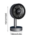 thumbnail image 2 of Wzzjkit Ventilateur de Bureau Ventilateur de Bureau Secouant Ventilateur de Circulation d'Air de Bureau USB Rechargeable Silencieux Mini Ventilateur Électrique, 2 of 7