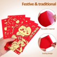 thumbnail image 3 of Red Envelopes Chinese New Year Red Packets for Gifting Use 36Pcs Paper Money, 3 of 3