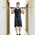thumbnail image 1 of Barre de Traction d'Entrée Réglable Entraînement Physique d'Entrée Mentonnière Horizontale Gym à Domicile Exercice Entraînement Physique Équipement Roulement 220 Lb, 1 of 8