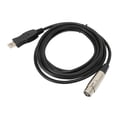 thumbnail image 4 of USB To XLR Adapter Wire, Professional Shielded USB To XLR Microphone Converter Cable  For Microphones Guitars For Devices With Male XLR Output, 4 of 8
