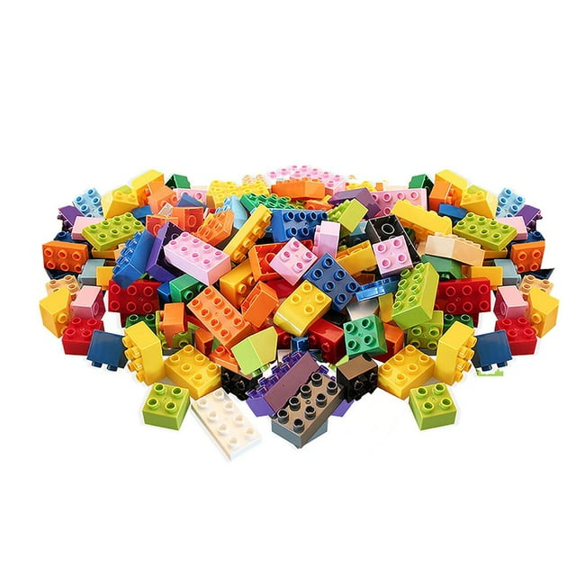 Children Building Blocks Colorful Bulk Bricks Brick Base Plates Compatible with Duplo Blocks Educational Toys for Children