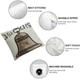 thumbnail image 4 of SHANXI Christmas Throw Pillow Covers Merry Christmas Quote Pillow Cases Stocking Farmhouse Pillow Cover 22x22in, 4 of 5