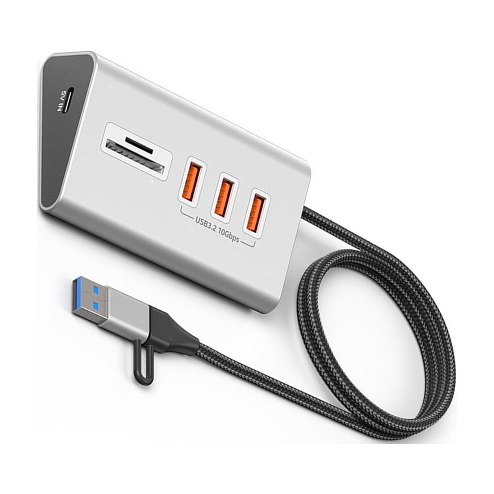 Fast Speed 10Gbps USB C Hubs Aluminum Adapter Multiple Interfaces Card Reader For Laptop