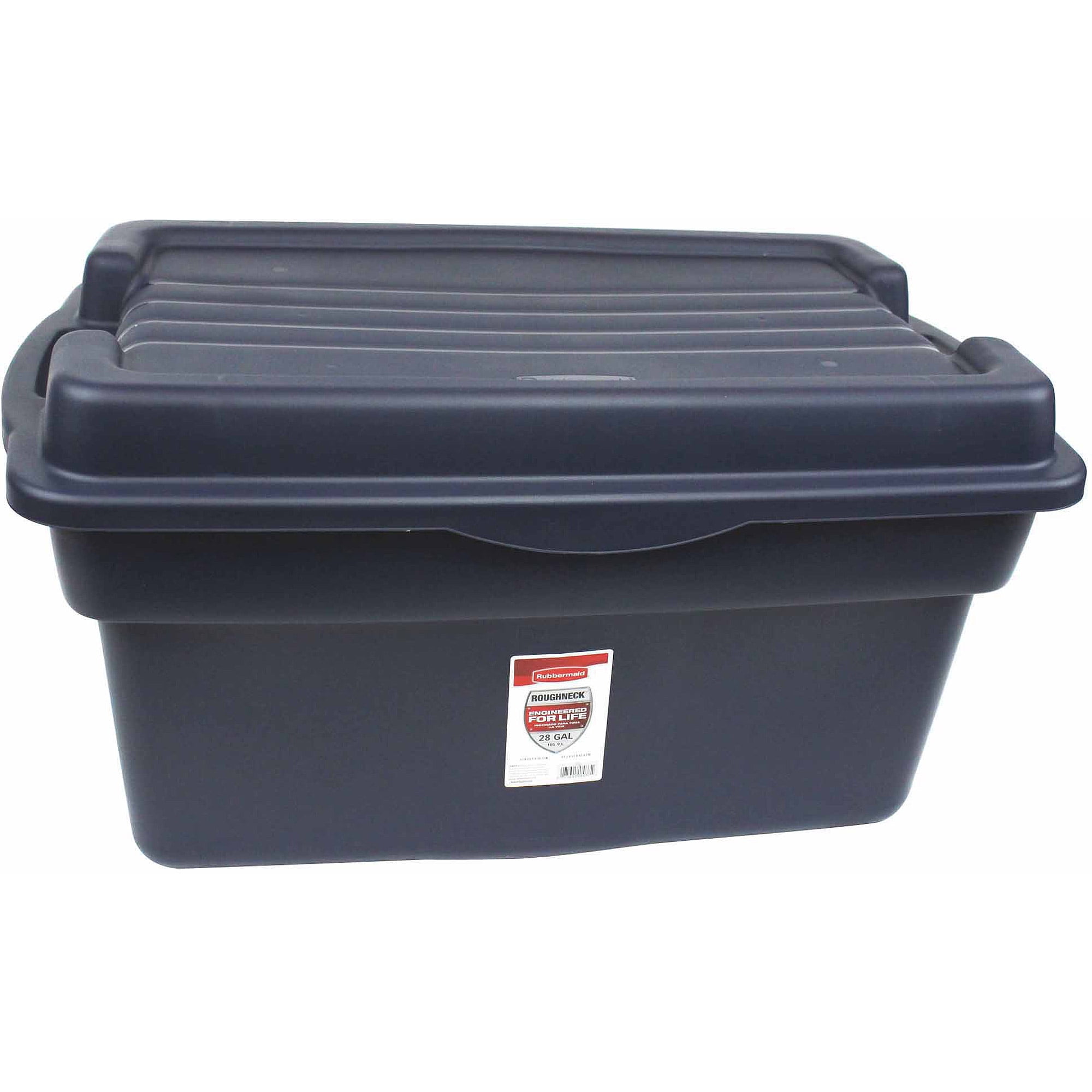 Rubbermaid Roughneck Storage Box 14 Gal Steel Gray