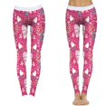 thumbnail image 2 of Pantalones deportivos de yoga para mujer, mallas push up de cadera, entrenamiento físico (rojo L), 2 of 8