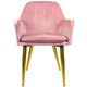 thumbnail image 3 of 2 Sillones Comedor Eames Tapizado Rack & Pack  Rosa Terciopelo Sala Habitación, 3 of 5