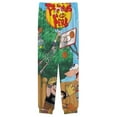 thumbnail image 4 of Phineas And Ferb Men's Lounge Pajamas Set 2-Piece Crew Neck Sleepwear Soft Long Sleeve Top & Pants for Sleep, Home & Vacation M, 4 of 8