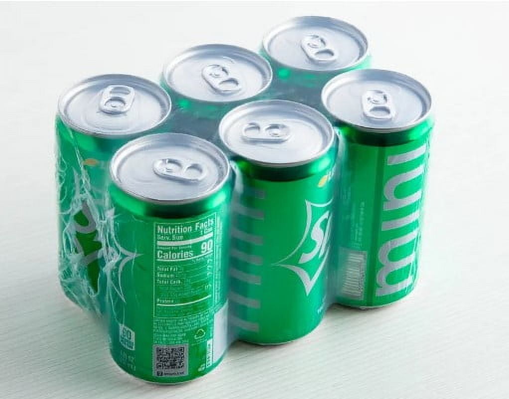Sprite Lemon Lime Mini Cans Soft Drink, 6 Pack 8 fl oz Aluminum Can