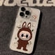 thumbnail image 4 of Funda de teléfono original y bonita de Labubu para iPhone 16, 15, 14, 13, 12, 11, Mini Pro Max, X, XR, XSMax, 6S, 6, 7, 8 Plus, SE20, funda transparente, 4 of 5