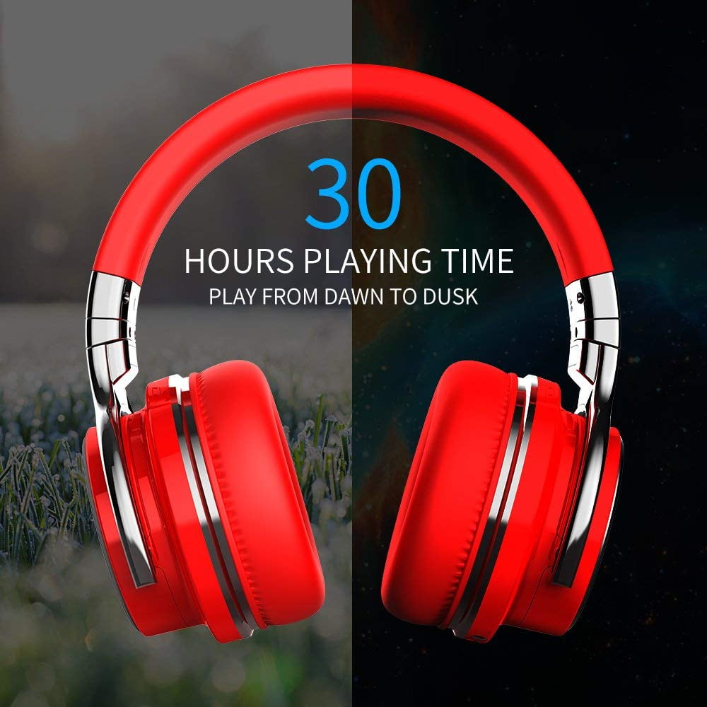 COWIN E7 PRO アウトレット品 COWIN Bluetooth Noise-Canceling Over-Ear Headphones, Blue