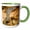 Green/White, variant on 3drose, Perentie Monitor Lizard, Central Australia - Na02 Dno0698 - David Northcott, 11oz Two-tone Black Mug