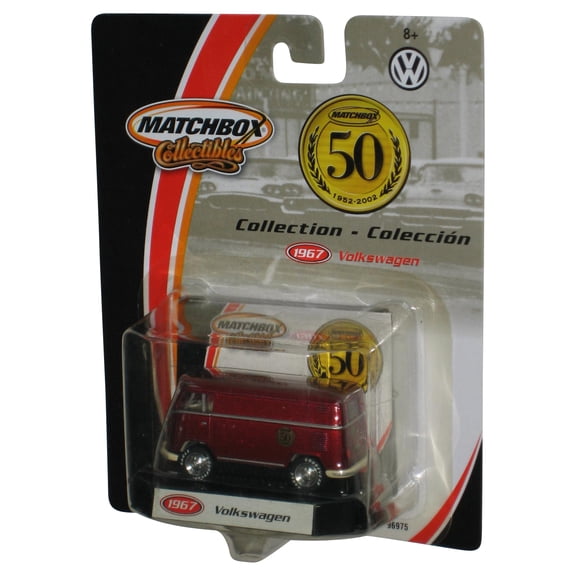 Matchbox Collectibles (2001) Red 1967 Volkswagen Toy Bus