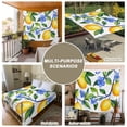 thumbnail image 6 of Yellow Lemon Large Tapestry for Bedroom Wall Hanging Tapestry,Blue Flower Botanical Blossom Motif Spring Ceiling Backdrop Tapestries Poster Blanket Wall Decor for Teens Room Living Room 85" x 90", 6 of 8