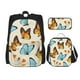 thumbnail image 1 of Disketp Butterflies Mochila Estampada de Gran Capacidad con Lonchera y Estuche, Set de 3 Piezas para Estudiantes, 1 of 7