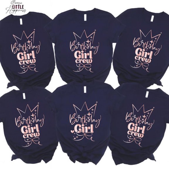 Birthday Girl Shirt Party Crew Tee SL5260