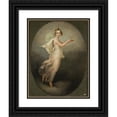 thumbnail image 1 of Johann Heinrich Beck 15x18 Black Ornate Wood Framed Double Matted Museum Art Print Titled - Psyche (1814), 1 of 5