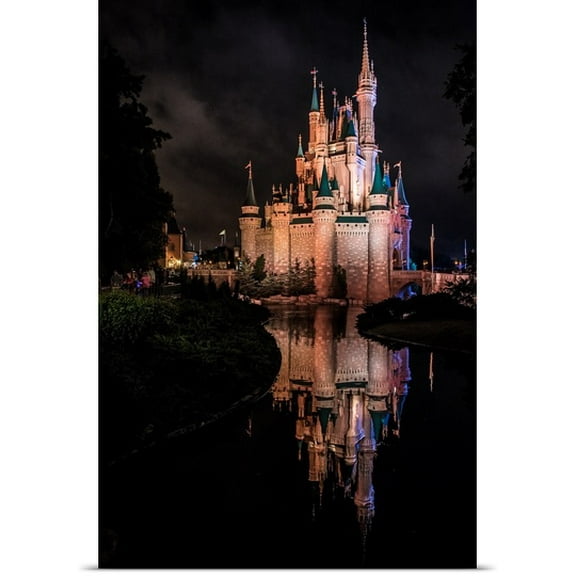 Great BIG Canvas Russell McFarland Poster Print entitled Cinderella's Castle