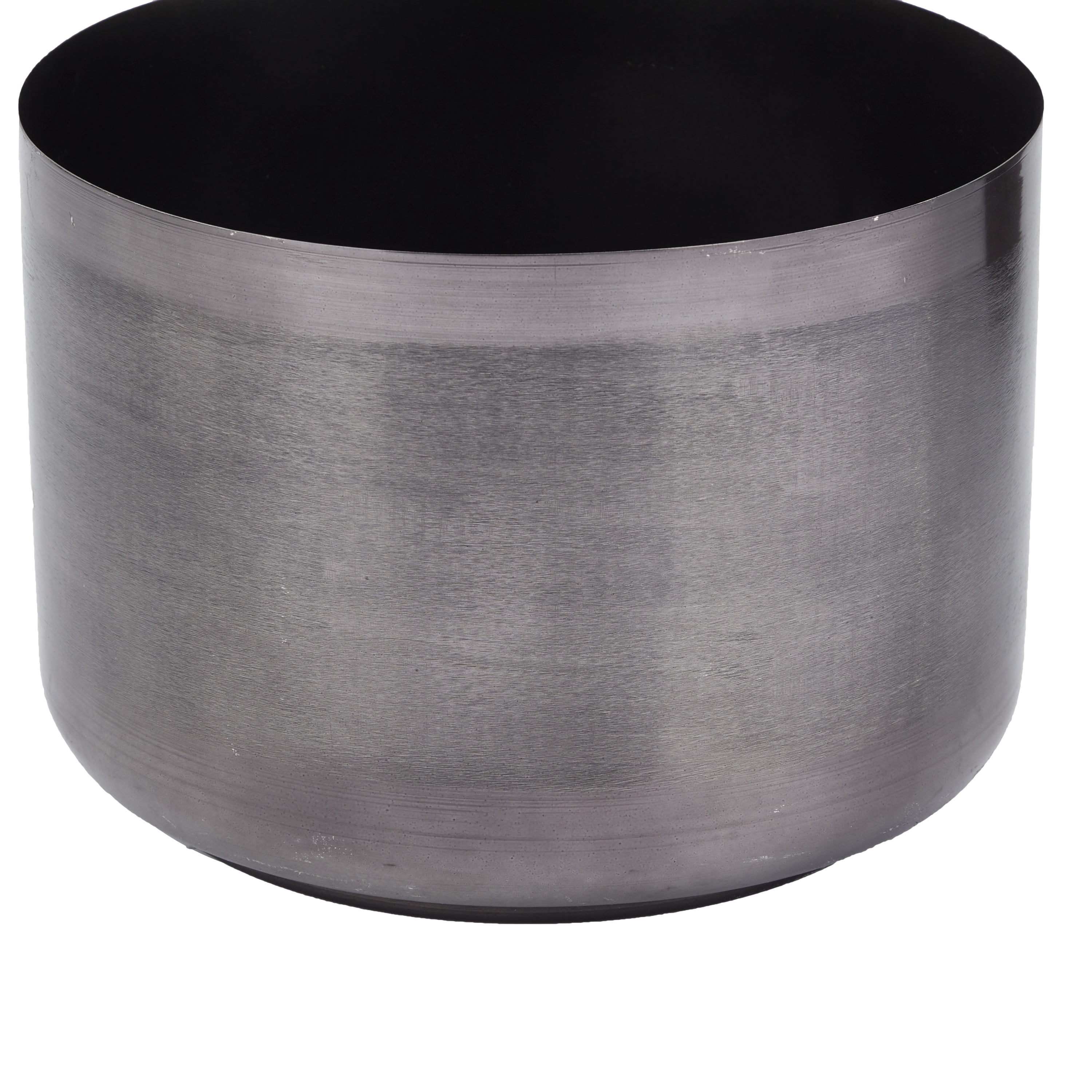 CosmoLiving by Cosmopolitan 9", 7", 6"H Black Metal Planter (3 Count)