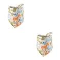 thumbnail image 4 of Greeniant Bufanda de baba para mascotas, toalla ajustable cómoda de algodón, collares lavables para interiores y exteriores, accesorios para pañuelos Tipo 1 2piezas Greeniant CBP280995, 4 of 6