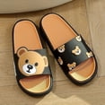 thumbnail image 5 of House Slippers Woman Summer Beach Bear cute Kawaii cartoon Lady's slippers Platform Female House soft Thick bottom EVA 2024 new, 5 of 5