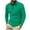 Green, variant on Wyobmus Men's Casual Zip Up Lapel Sports Pullover Shirts Fall Fashion Long Sleeve Solid Work Shirt Tops Loose Outdoor Active Shirt Blue