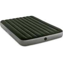 Standard Prestige Air Mattress: Fiber-Tech - Queen Size - Hand-Held Battery Pump - 10in Bed Height - 600lb Weight Capacity