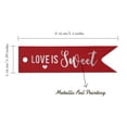 thumbnail image 5 of Inkdotpot Love Is Sweet Wedding Bottle Tag Real Silver Foil Favor Hang Tags Pack Of 100, 5 of 6