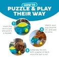 thumbnail image 4 of Outward Hound Tennis Maze Craze Interactive Squeaky Dog Toy, Green, 4 of 6