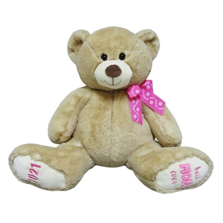 Way To Celebrate Mother's Day Plush Jumbo Brown Bear