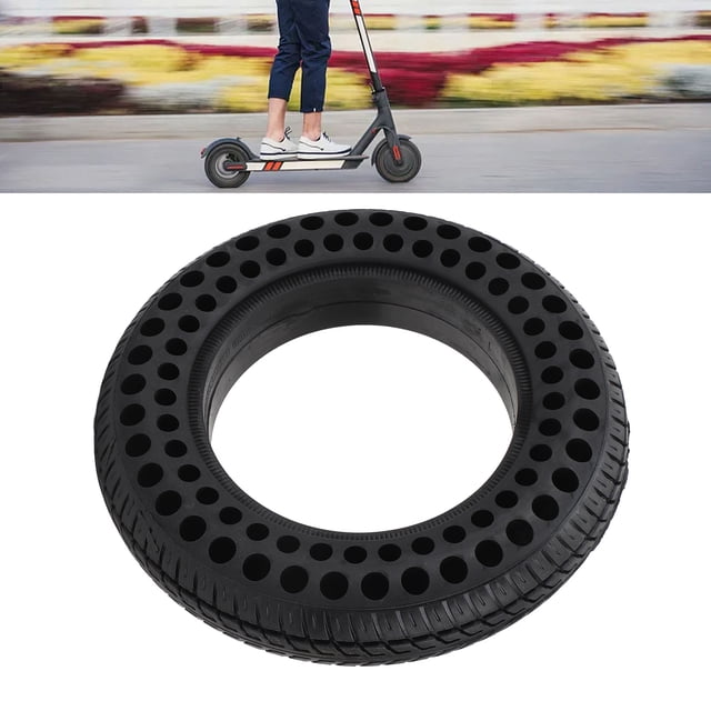 Neumático Sólido Para Scooter Eléctrico, Resistente Al Desgaste, Antideslizante, Resistente A Impactos, Diseño De Panal Para Reemplazo