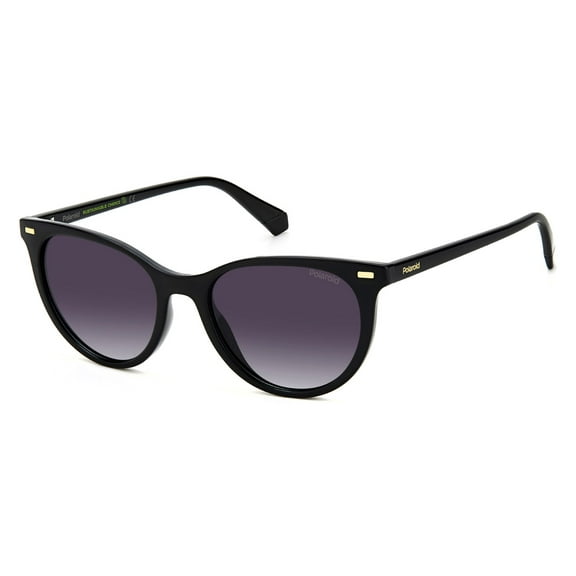 Polaroid Full Rim Cat Eye/Butterfly Black Sunglasses