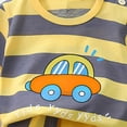 thumbnail image 4 of Qopobobo Baby Boy Summer Clothes Baby Boy Summer Outfits Henley Shirt Soft Pocket Short Sleeve Tops & Shorts Sets Infant Clothes Dark Gray,4-5 Years, 4 of 5