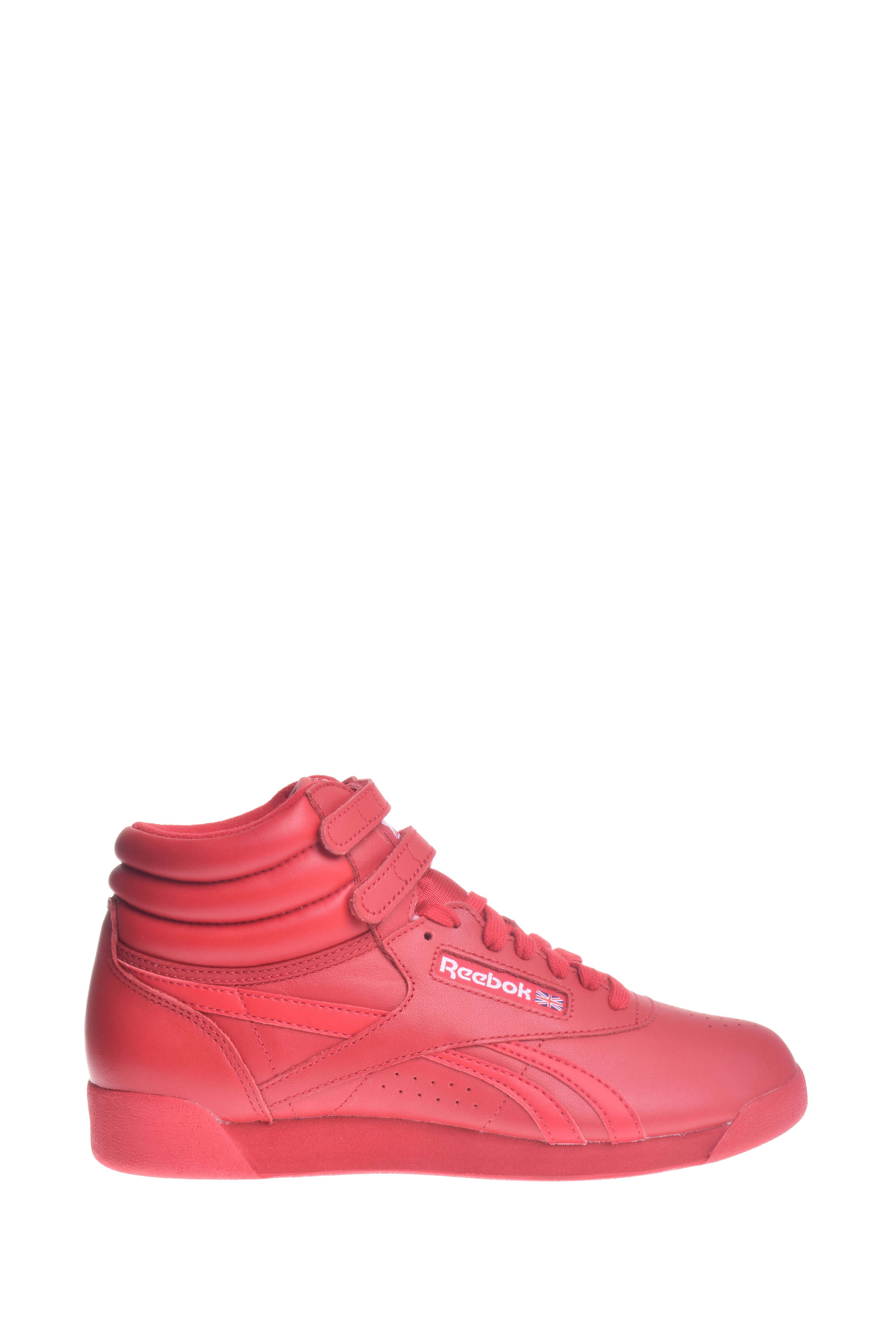 red high top reebok freestyle