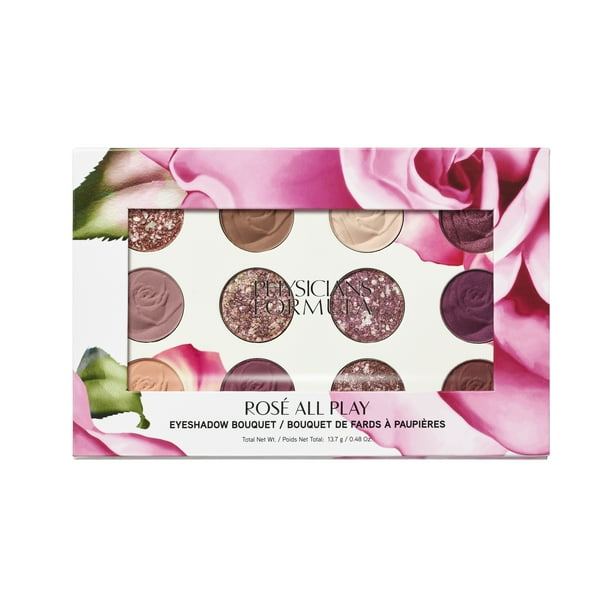 Physicians Formula Rose All Play Eyeshadow Bouquet Palette 12 Shades Rose Walmart Com