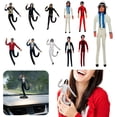 thumbnail image 4 of Michael Doll Plush Pop Music Star Plushies Pop Icon Inspired, Limbs Movable Rock Star Classic Plush Halloween Christmas Car Decorations, 4 of 16