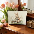 thumbnail image 6 of Kumdkd Easter Bunny Makeup Bag - 9.8x6.7in Foldable Travel Organizer with Anti-Skid Zipper, Portable Storage Pouch for Cosmetics, Accessories & Holiday Decor, 6 of 6