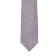 thumbnail image 5 of Jacob Alexander Men's Woven Delicate Vine Pattern Regular Neck Tie - Silver Gray, 5 of 7