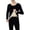 Black, variant on Men’s Long Sleeve Undershirt and Long Underwear Set Thermal Base Layer